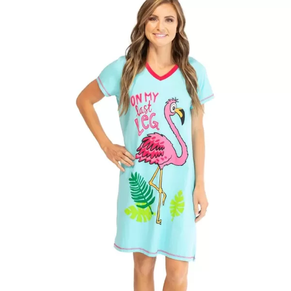 On My Last Leg Flamingo Nightshirt