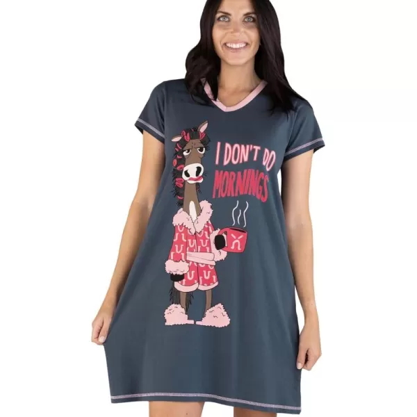 Don't Do Mornings Horse Nightshirt
