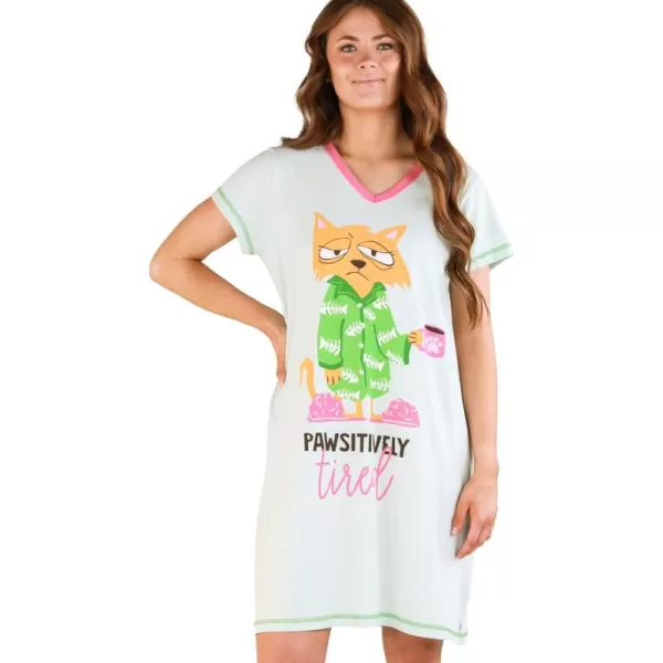 Pawsitively Tired Nightshirt