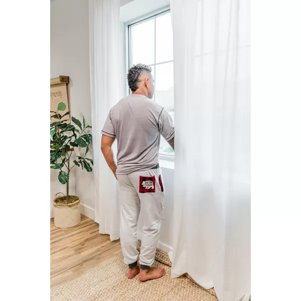 Lazy One Mens Jogger Sweatpants Cozy Warm PocketsBear Cheeks Mens Jogger