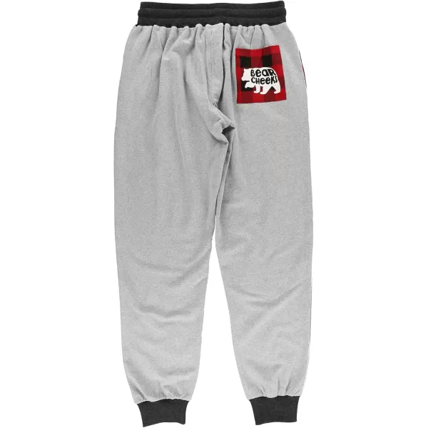 Lazy One Mens Jogger Sweatpants Cozy Warm PocketsBear Cheeks Mens Jogger