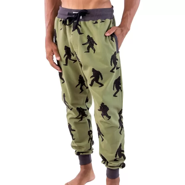Lazy One Mens Jogger Sweatpants Cozy Warm PocketsBigfoot Mens Jogger