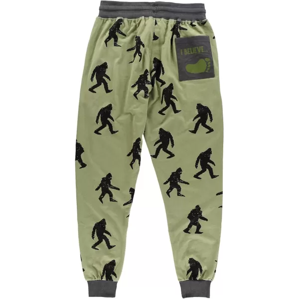 Lazy One Mens Jogger Sweatpants Cozy Warm PocketsBigfoot Mens Jogger