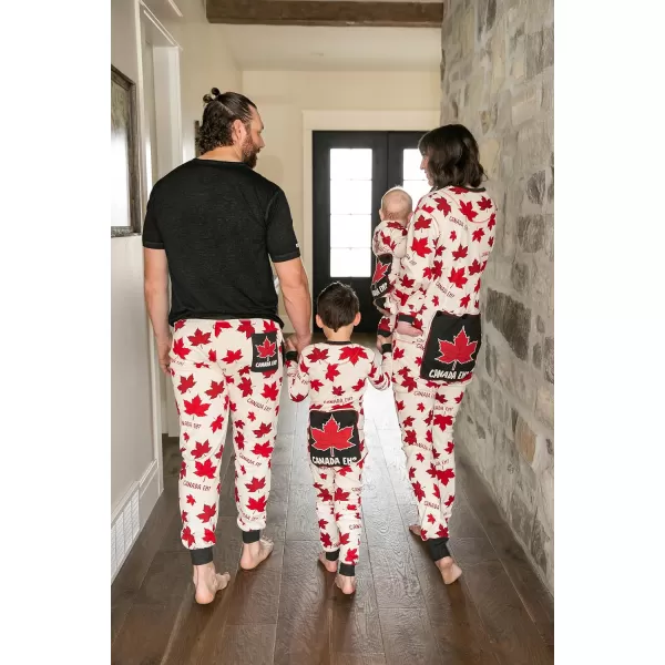 Lazy One Mens Jogger Sweatpants Cozy Warm PocketsCanada Eh Mens Jogger