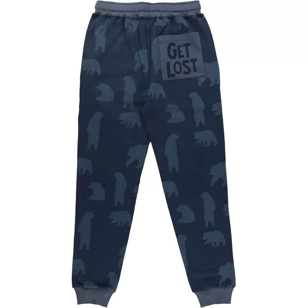 Lazy One Mens Jogger Sweatpants Cozy Warm PocketsGet Lost Mens Jogger