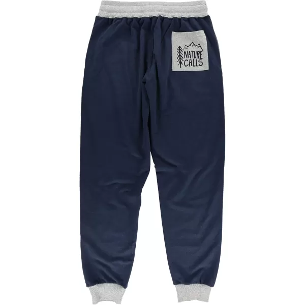 Lazy One Mens Jogger Sweatpants Cozy Warm PocketsNature Calls Mens Jogger