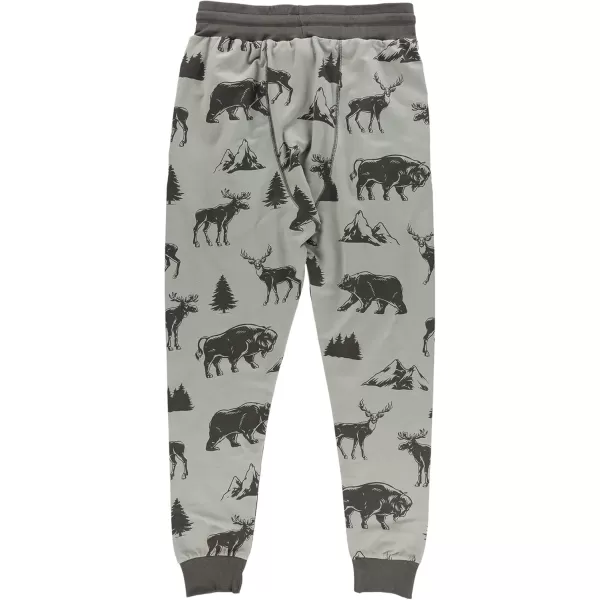 Lazy One Pajama Pants for Men Cotton Long Johns for MenWild Animals