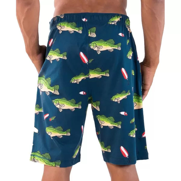 Lazy One Pajama Shorts for Men Mens Pajama Bottoms SleepwearBass