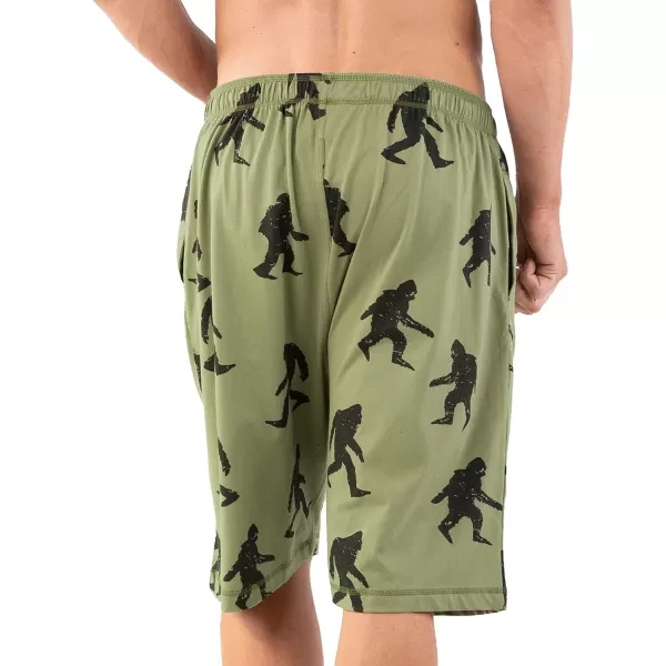Lazy One Pajama Shorts for Men Mens Pajama Bottoms SleepwearBigfoot