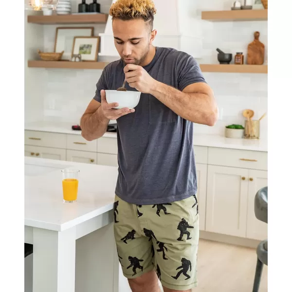 Lazy One Pajama Shorts for Men Mens Pajama Bottoms SleepwearBigfoot