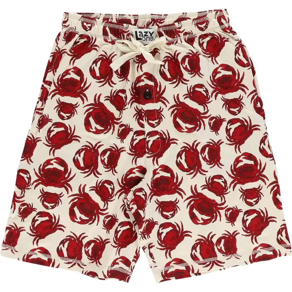 Lazy One Pajama Shorts for Men Mens Pajama Bottoms SleepwearCrabs