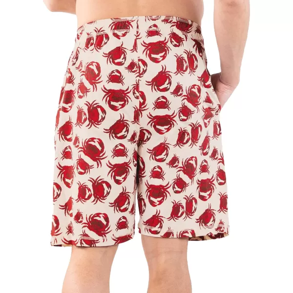 Lazy One Pajama Shorts for Men Mens Pajama Bottoms SleepwearCrabs
