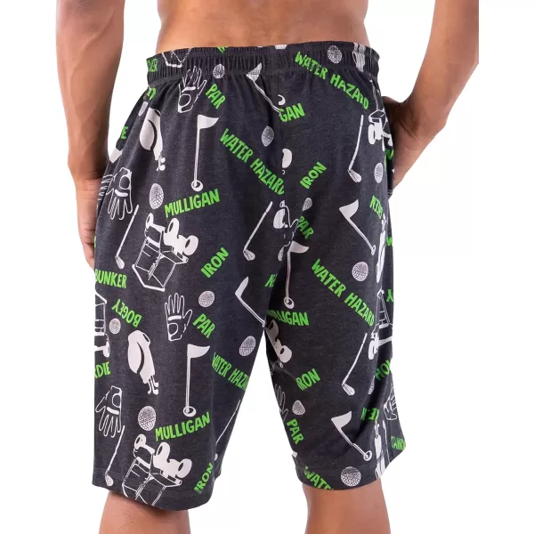 Lazy One Pajama Shorts for Men Mens Pajama Bottoms SleepwearGolfers