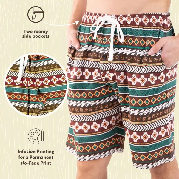 Lazy One Pajama Shorts for Men Mens Pajama Bottoms SleepwearKokopelli