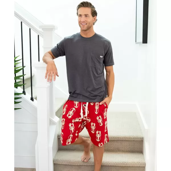 Lazy One Pajama Shorts for Men Mens Pajama Bottoms SleepwearLobster