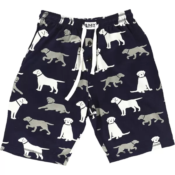 Lazy One Pajama Shorts for Men Mens Pajama Bottoms SleepwearNavy Blue