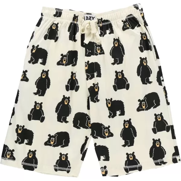 Lazy One Pajama Shorts for Men Mens Pajama Bottoms SleepwearPapa Bear