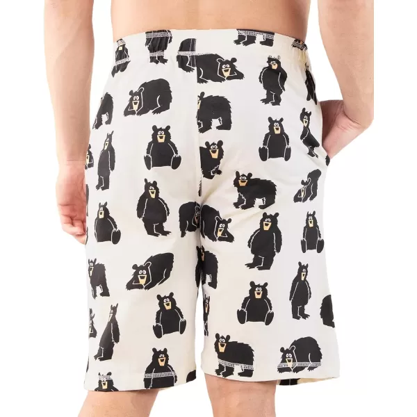 Lazy One Pajama Shorts for Men Mens Pajama Bottoms SleepwearPapa Bear