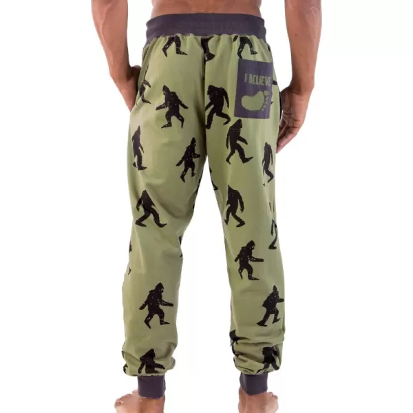 Lazy One Mens Jogger Sweatpants Cozy Warm PocketsBigfoot Mens Jogger
