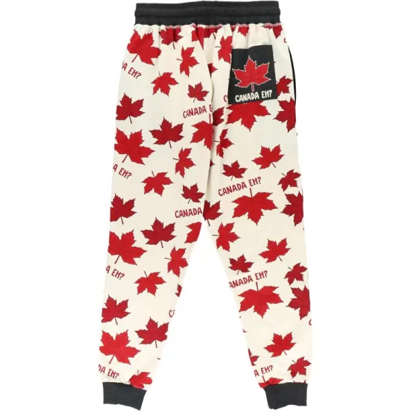 Lazy One Mens Jogger Sweatpants Cozy Warm PocketsCanada Eh Mens Jogger