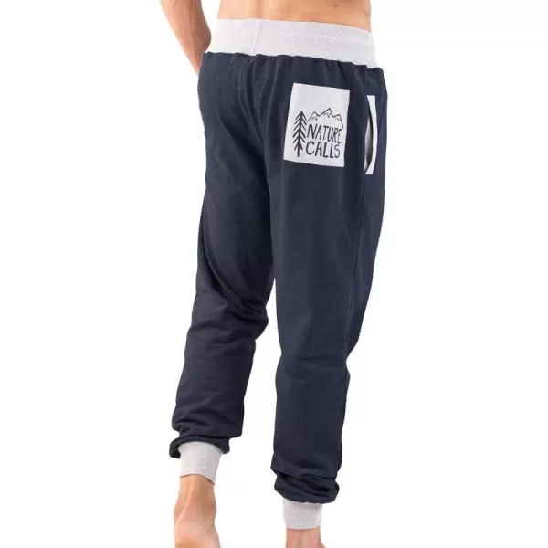 Lazy One Mens Jogger Sweatpants Cozy Warm PocketsNature Calls Mens Jogger