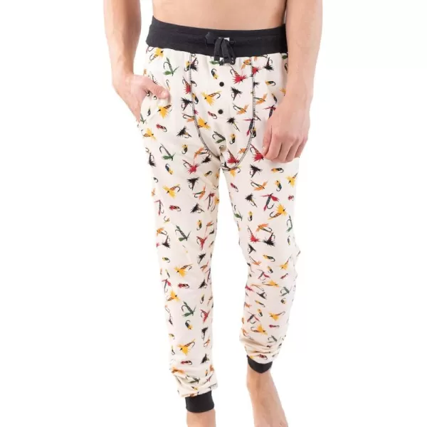 Lazy One Pajama Pants for Men Cotton Long Johns for MenFly Fishing Long John