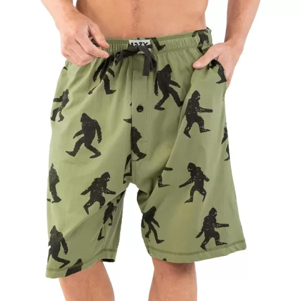 Lazy One Pajama Shorts for Men Mens Pajama Bottoms SleepwearBigfoot