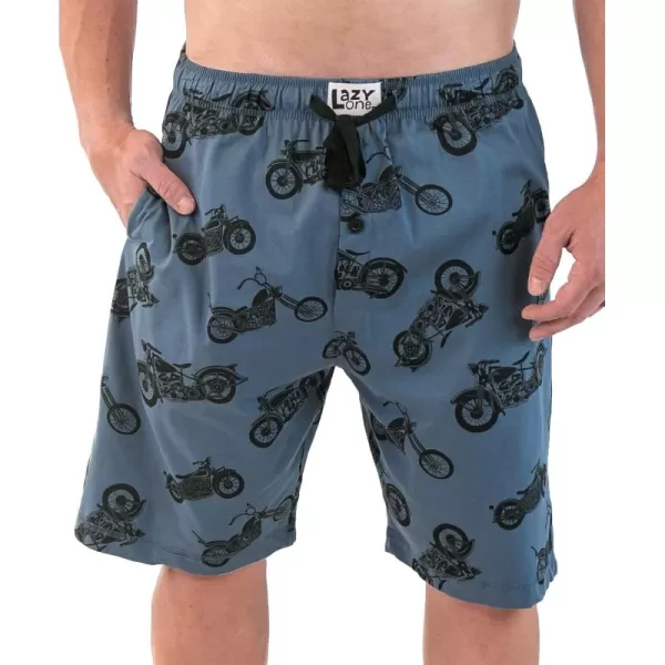 Lazy One Pajama Shorts for Men Mens Pajama Bottoms SleepwearMotorcycle
