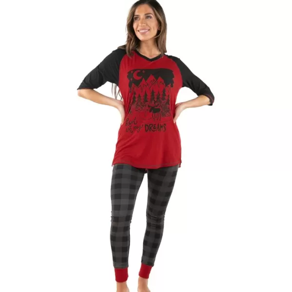 Lazyone Womens Soft Casual Pajama Leggings and Tall Tee Sets With Cute Fun Prints Cute Womens Pajama SetsLost in My Dreams Pajama Set