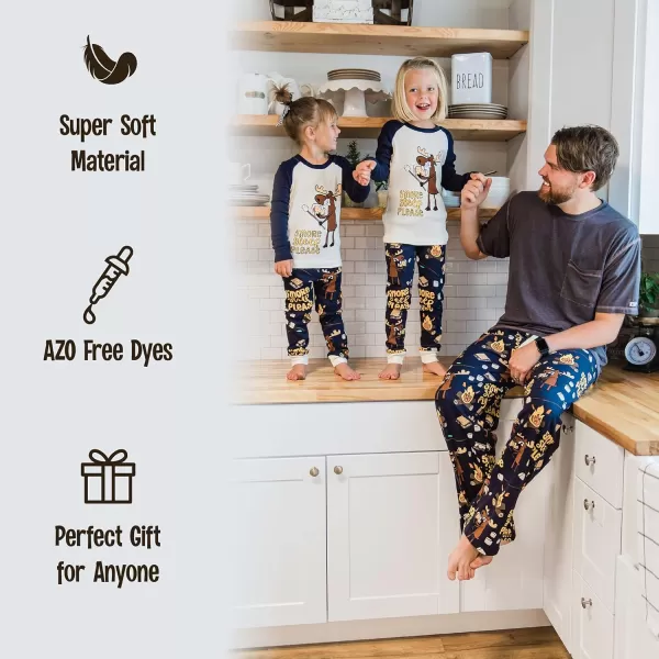 Lazy One Animal Pajama Pants For Men Mens Separate Bottoms Lounge PantsCabin Moose Pajama Pants