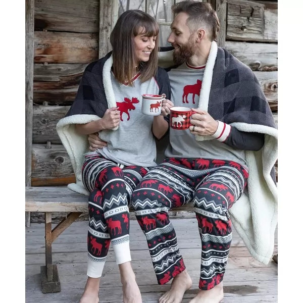 Lazy One Animal Pajama Pants For Men Mens Separate Bottoms Lounge PantsCabin Moose Pajama Pants