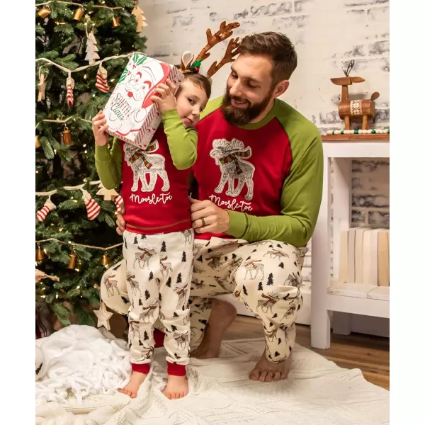Lazy One Animal Pajama Pants For Men Mens Separate Bottoms Lounge PantsCream Moosletoe Pajamas Pants