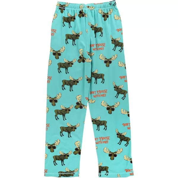 Lazy One Animal Pajama Pants For Men Mens Separate Bottoms Lounge PantsDont Moose Pajama Pants