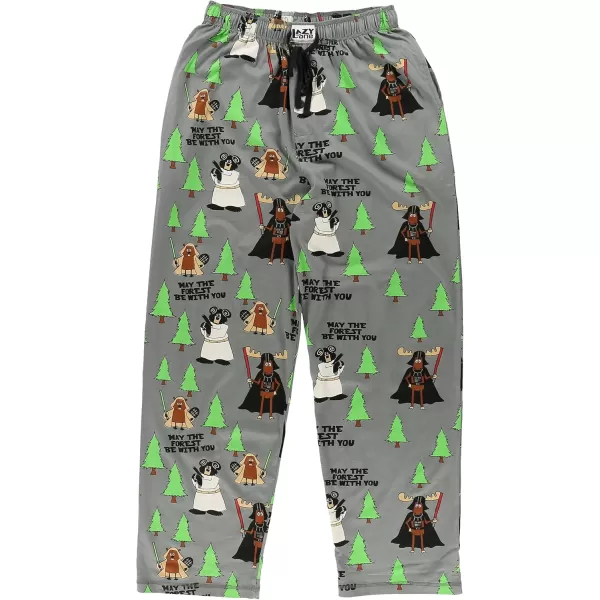 Lazy One Animal Pajama Pants For Men Mens Separate Bottoms Lounge PantsMay the Forest Be With You Pajama Pants
