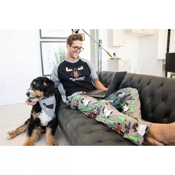 Lazy One Animal Pajama Pants For Men Mens Separate Bottoms Lounge PantsMay the Forest Be With You Pajama Pants