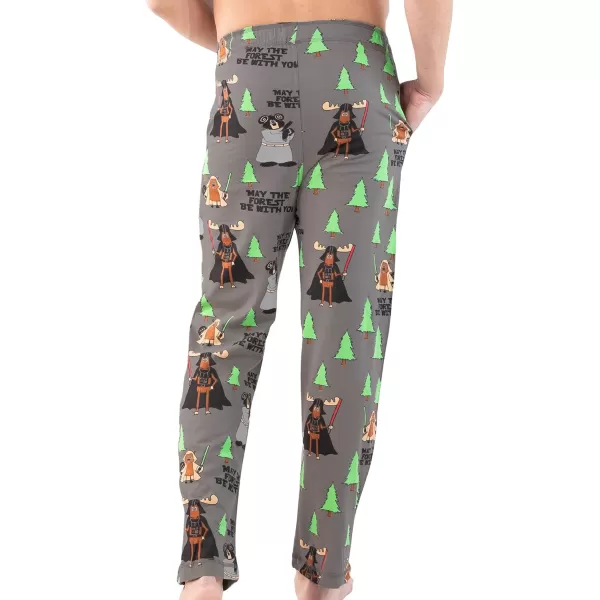 Lazy One Animal Pajama Pants For Men Mens Separate Bottoms Lounge PantsMay the Forest Be With You Pajama Pants