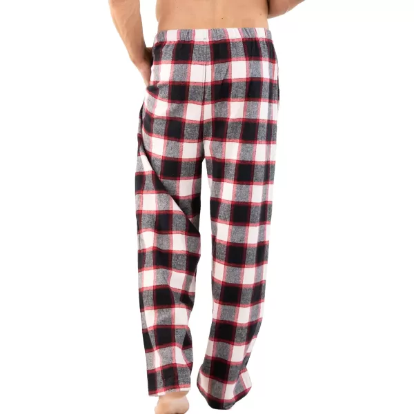 Lazy One Flannel Pajama Pants For Men Mens Separate Bottoms Lounge PantsBlack Plaid Flannel Pajama Pants
