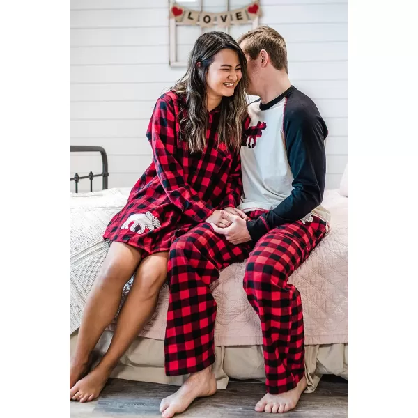 Lazy One Flannel Pajama Pants For Men Mens Separate Bottoms Lounge PantsMoose Plaid Mens Pajama Pants