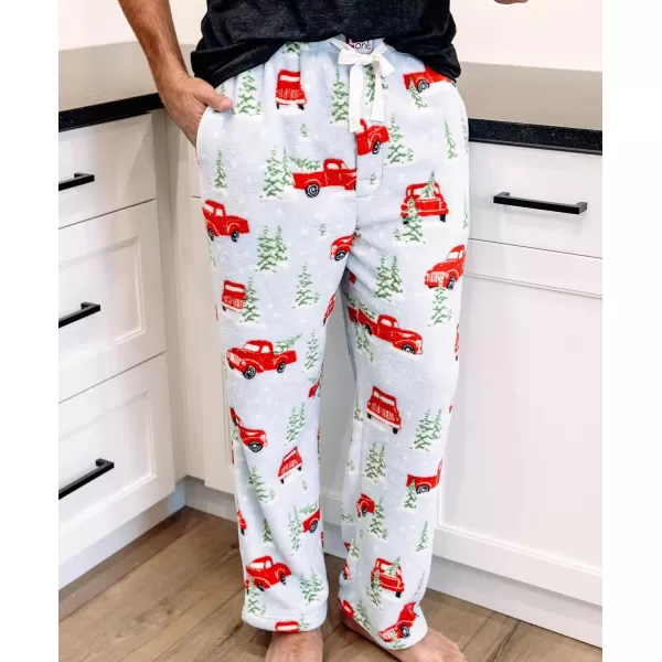 Lazy One Mens Fleece Pajama Pants Nordic Fleece Pajama Bottoms for Men Warm Pajama PantsLong Way Home Pajama Pants