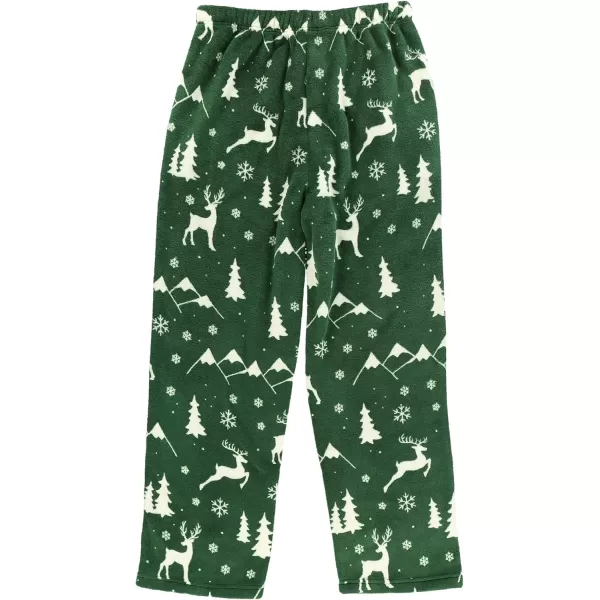 Lazy One Mens Fleece Pajama Pants Nordic Fleece Pajama Bottoms for Men Warm Pajama PantsReindeer Pajama Pants