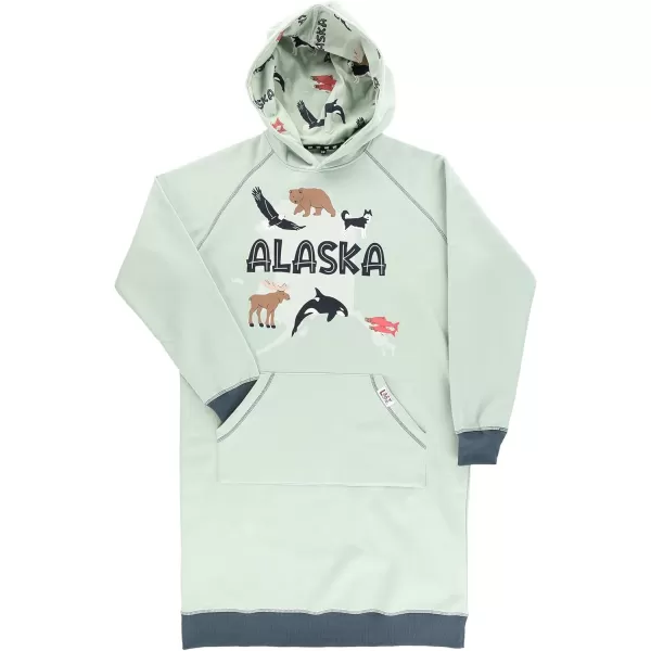 Lazy One Oversized Hoodie Sweatshirt Comfortable SleepwearAlaska Sleep Hoodie