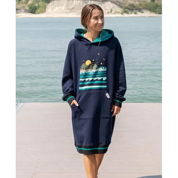Lazy One Oversized Hoodie Sweatshirt Comfortable SleepwearCoastal Sleep Hoodies