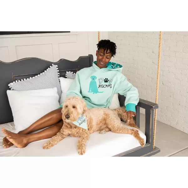 Lazy One Oversized Hoodie Sweatshirt Comfortable SleepwearDog Mom Sleep Hoodie