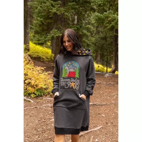 Lazy One Oversized Hoodie Sweatshirt Comfortable SleepwearDream Under Stars Sleep Hoodie