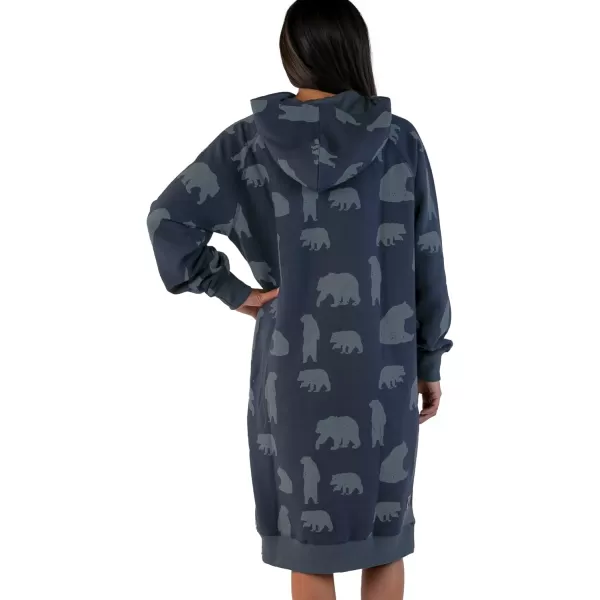 Lazy One Oversized Hoodie Sweatshirt Comfortable SleepwearGet Lost Sleep Hoodie