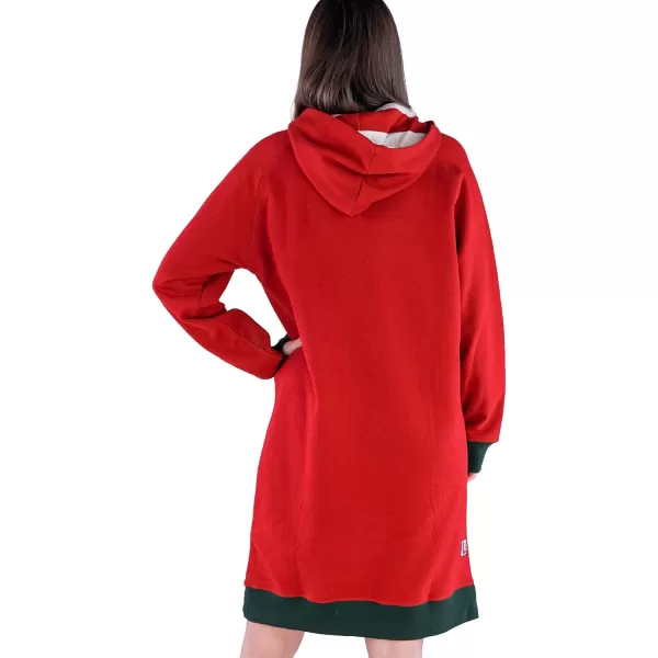 Lazy One Oversized Hoodie Sweatshirt Comfortable SleepwearNaughty Elf Sleep Hoodie