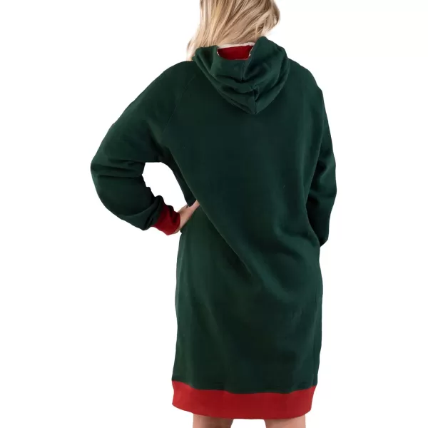 Lazy One Oversized Hoodie Sweatshirt Comfortable SleepwearNice Elf Sleep Hoodie