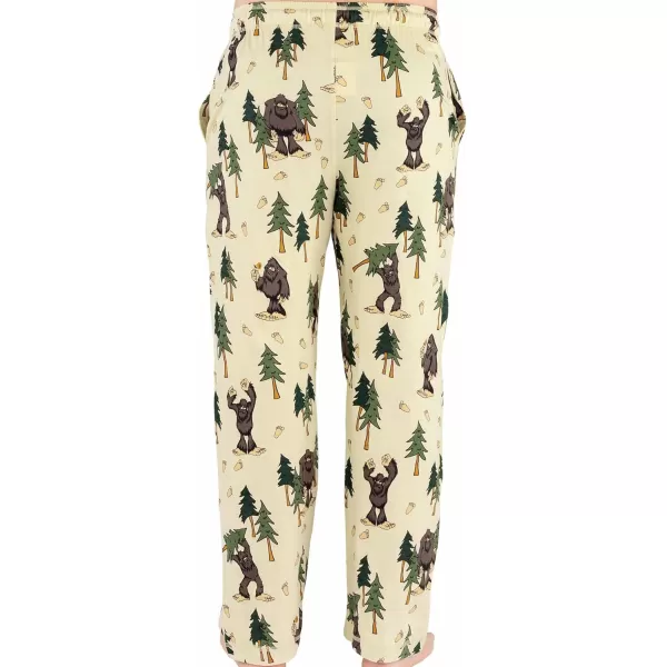 Lazy One Pajama Pants For Men Mens Separate Bottoms Lounge Pants Funny HumorousBigfoot Pajama Pants