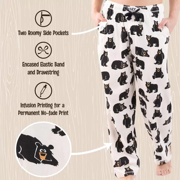 Lazy One Pajama Pants For Men Mens Separate Bottoms Lounge Pants Funny HumorousCream