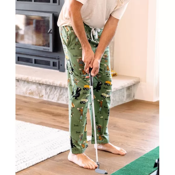 Lazy One Pajama Pants For Men Mens Separate Bottoms Lounge Pants Funny HumorousGolf Green Mens Pajama Pants